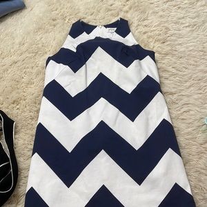 MILLY chevron dress size 10